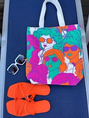 Metropolitan Candy Pop Art Beach Tote